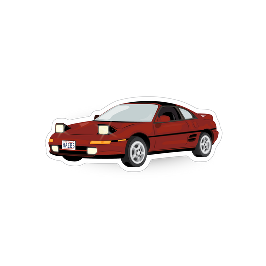 Toyota MR2 Waterproof Vinyl Sticker